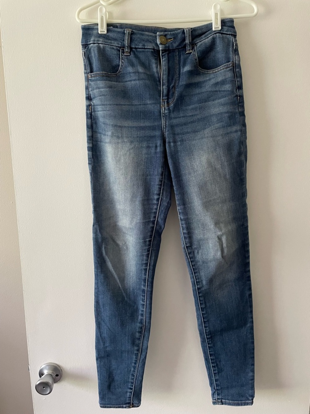 American Eagle Outfitters Women's Blue Skinny Jeans